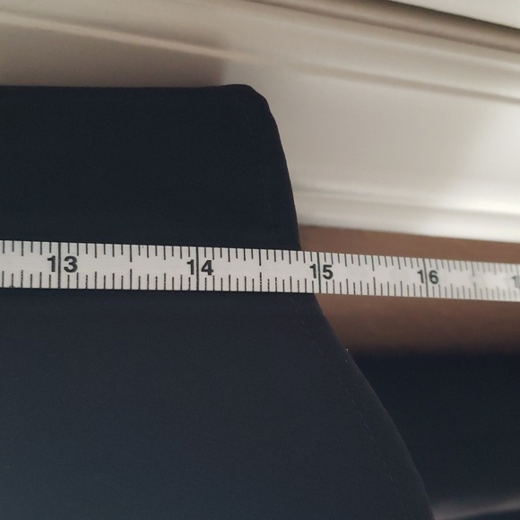 Charles Henry Black Dress With Bell Sleeves XL Midi - Picture 8 of 9